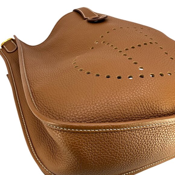 Hermes Evelyne III Taurillon Clemence GM Crossbody Bag - Picture 7 of 12